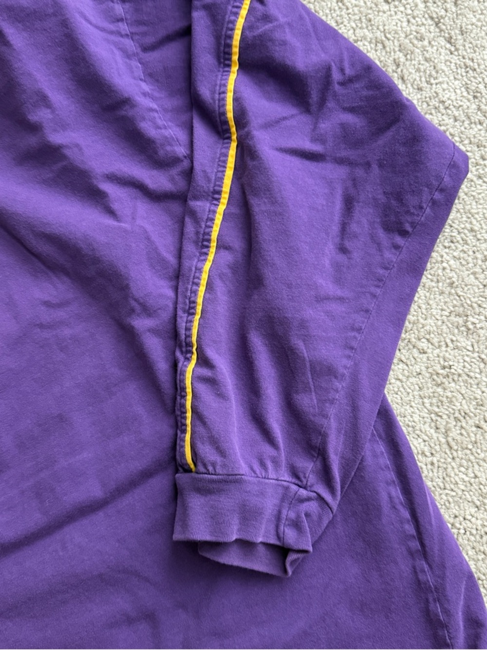 Vintage Minnesota Vikings Long Sleeve Shirt NFL Y2K Purple 3XL - Picture 6 of 8